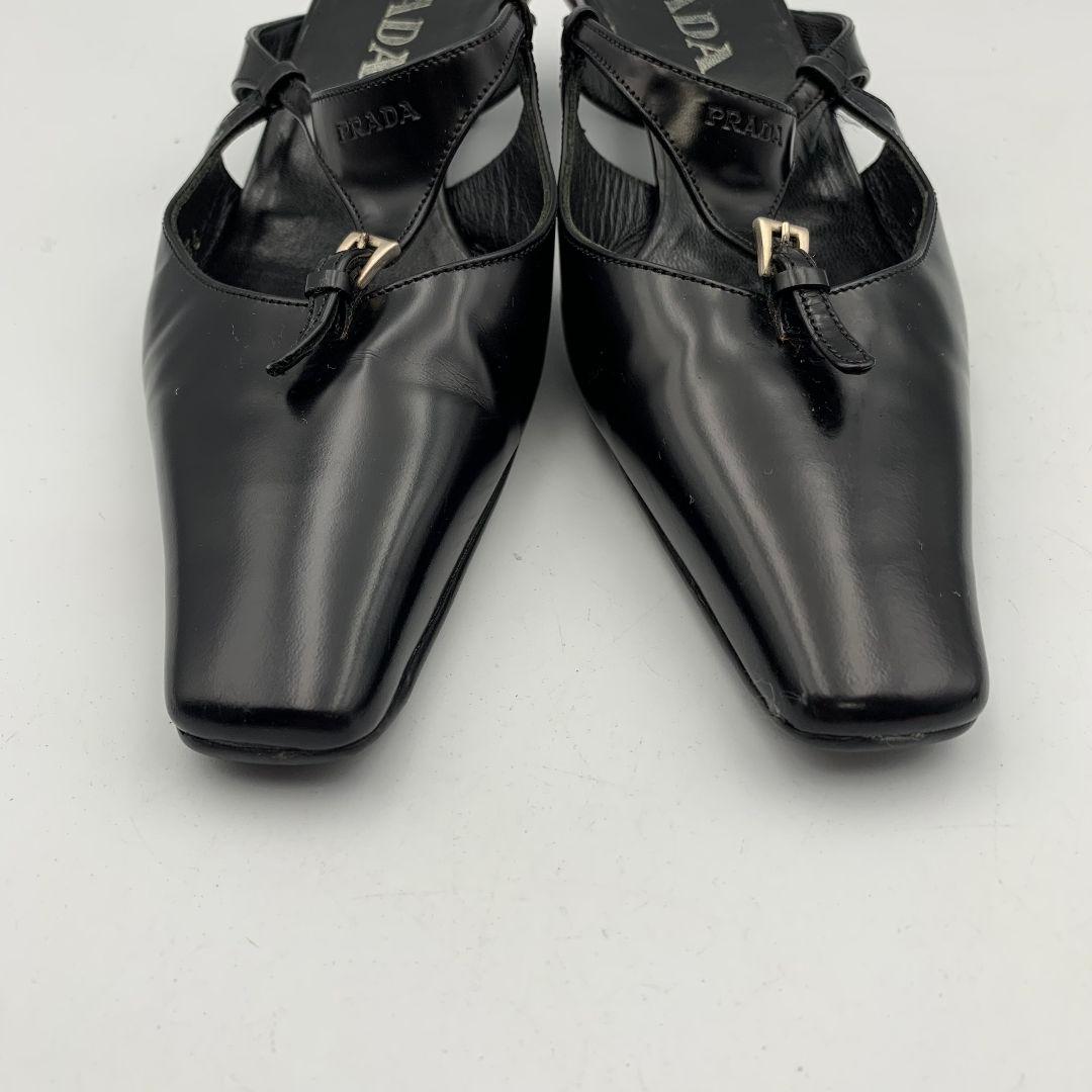 M633 プラダ ミュール 36 約23cm ブラック