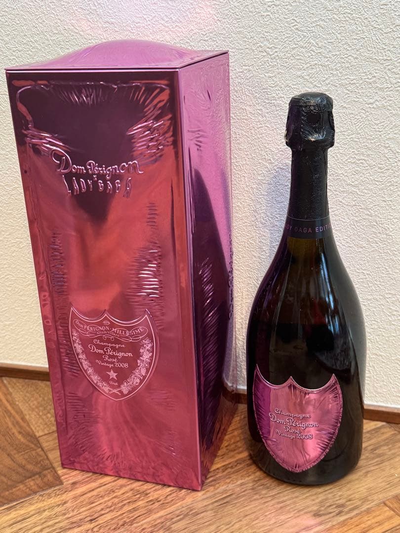 ドンペリニヨン ロゼ ヴィンテージ 2008 レディーガガ 専用ボックス入り