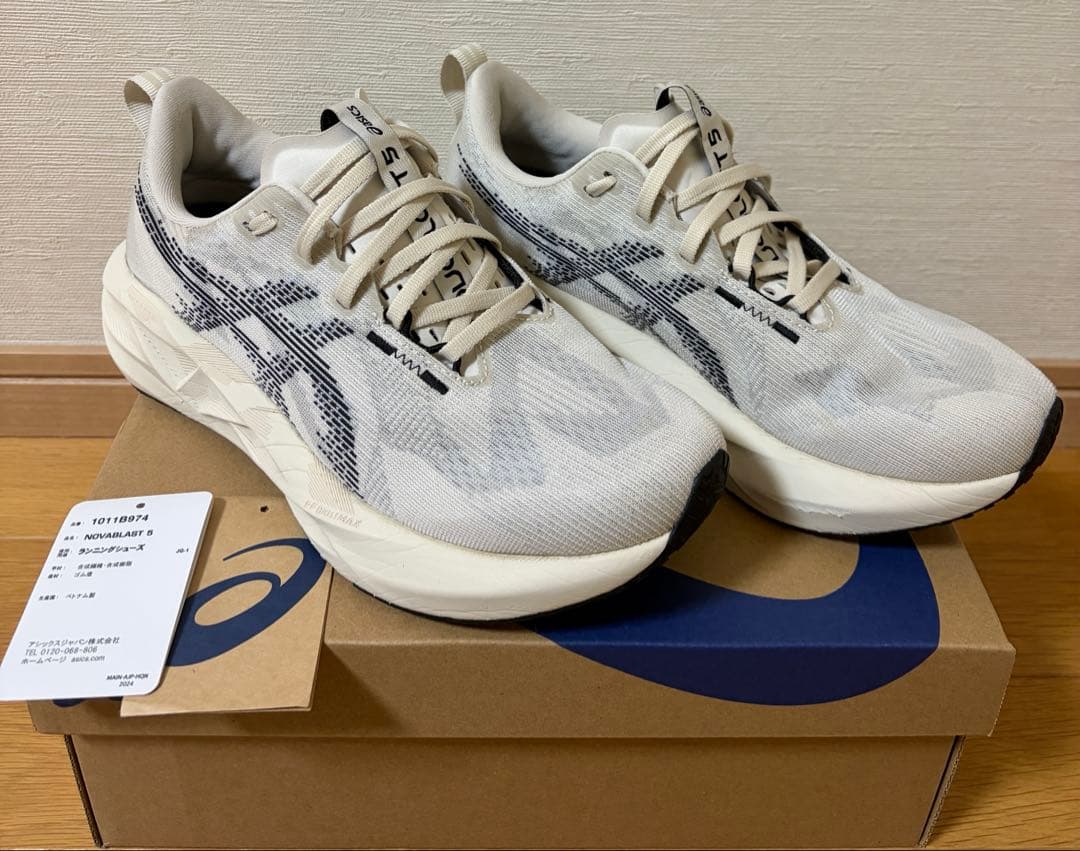 【早い者勝ち】アシックス ノヴァブラスト 5 25cm