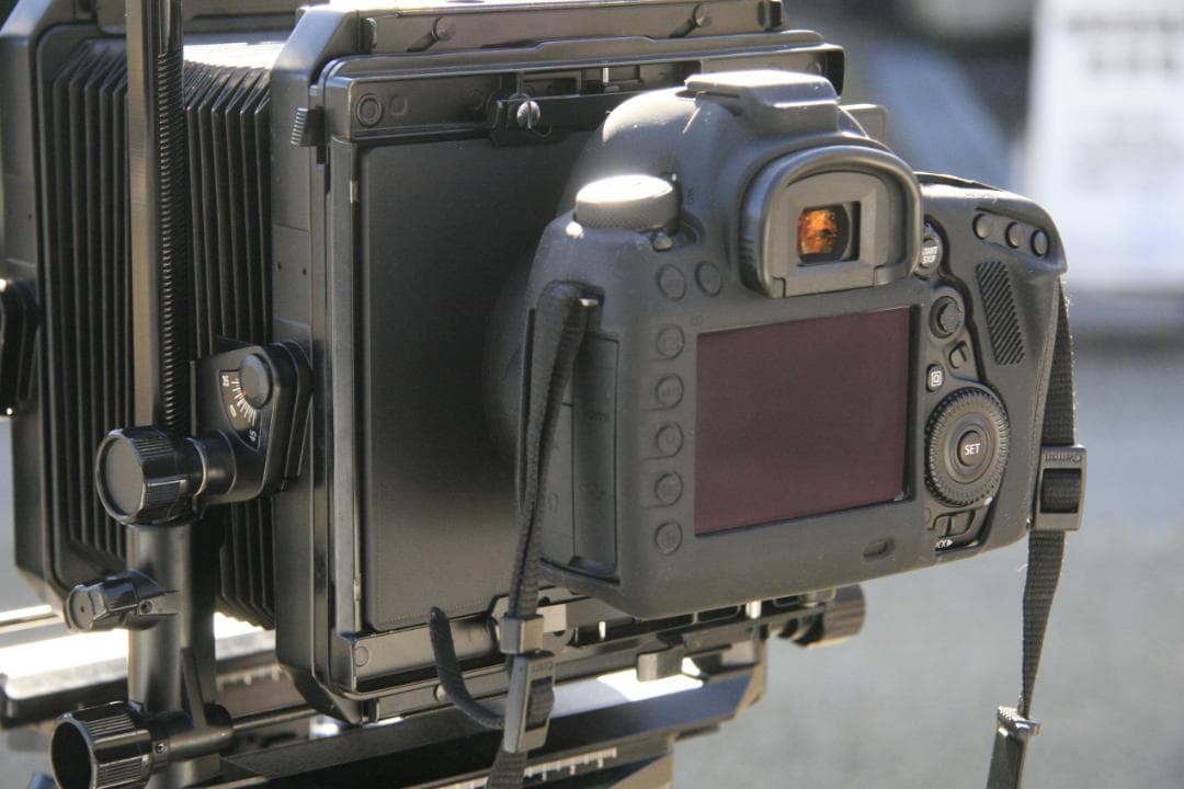 4x5カメラ用デジタルマウントアダプタforキヤノンEF