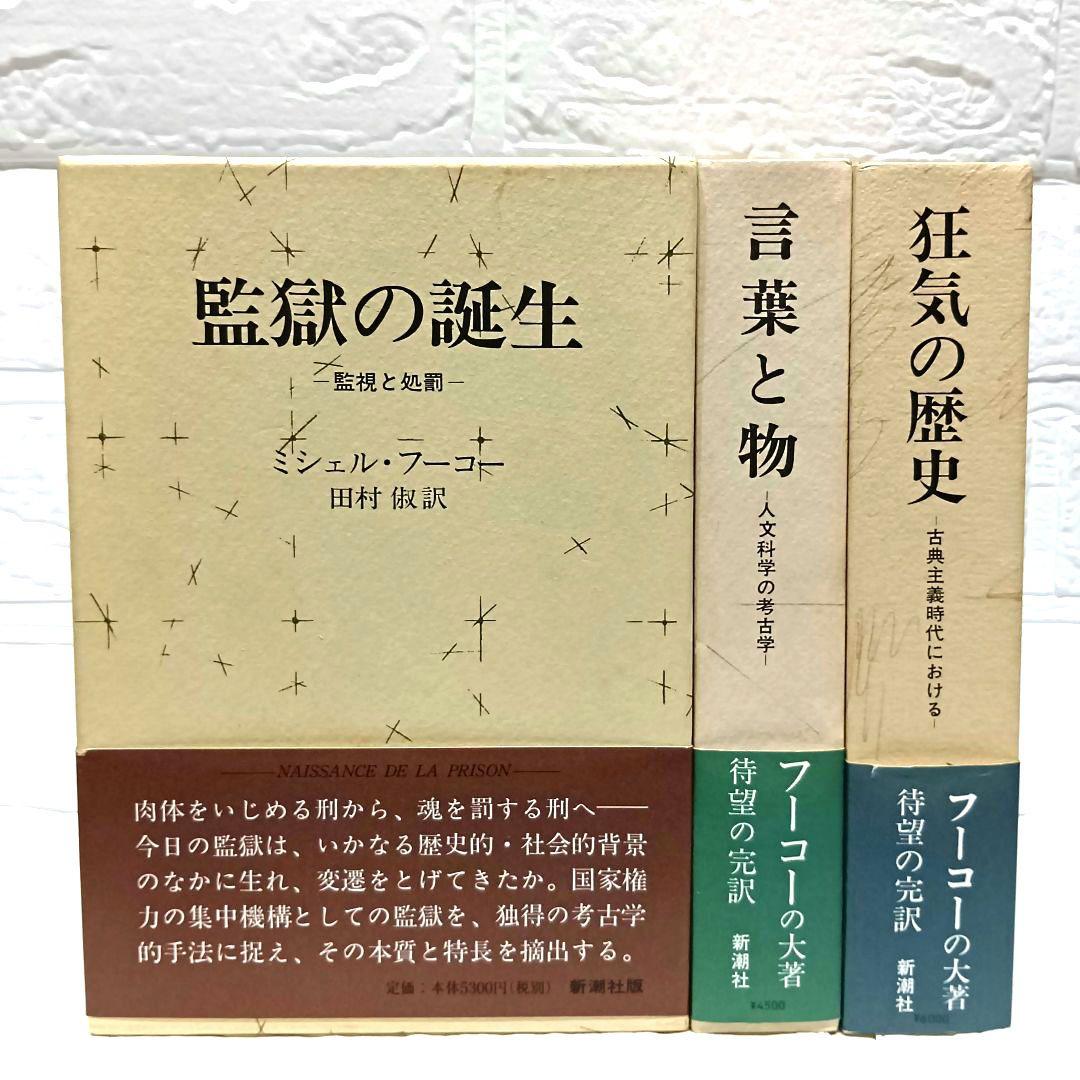 ミシェル・フーコー　監獄の誕生　狂気の歴史　言葉と物