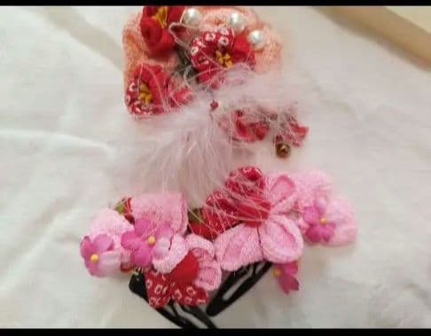 七五三　３歳　3才　花夢二　着物　セット　３才　一式