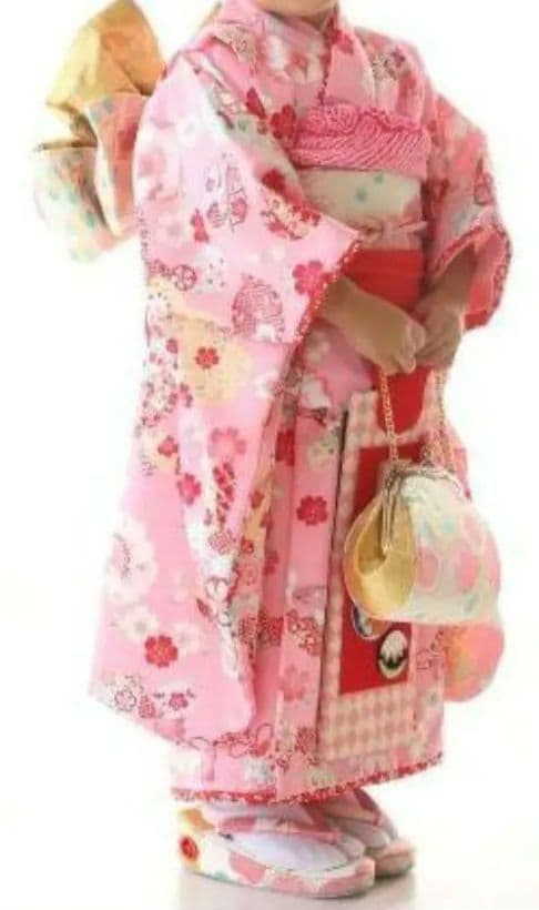 七五三　３歳　3才　花夢二　着物　セット　３才　一式