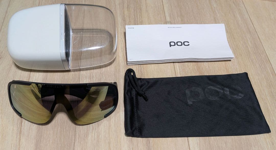 美品 POC Aspire Uranium Black サングラス ブラック