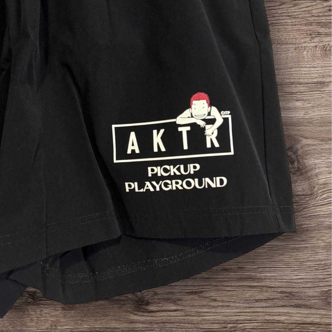 AKTR アクター スラムダンク バスケットボールパンツ ブラック