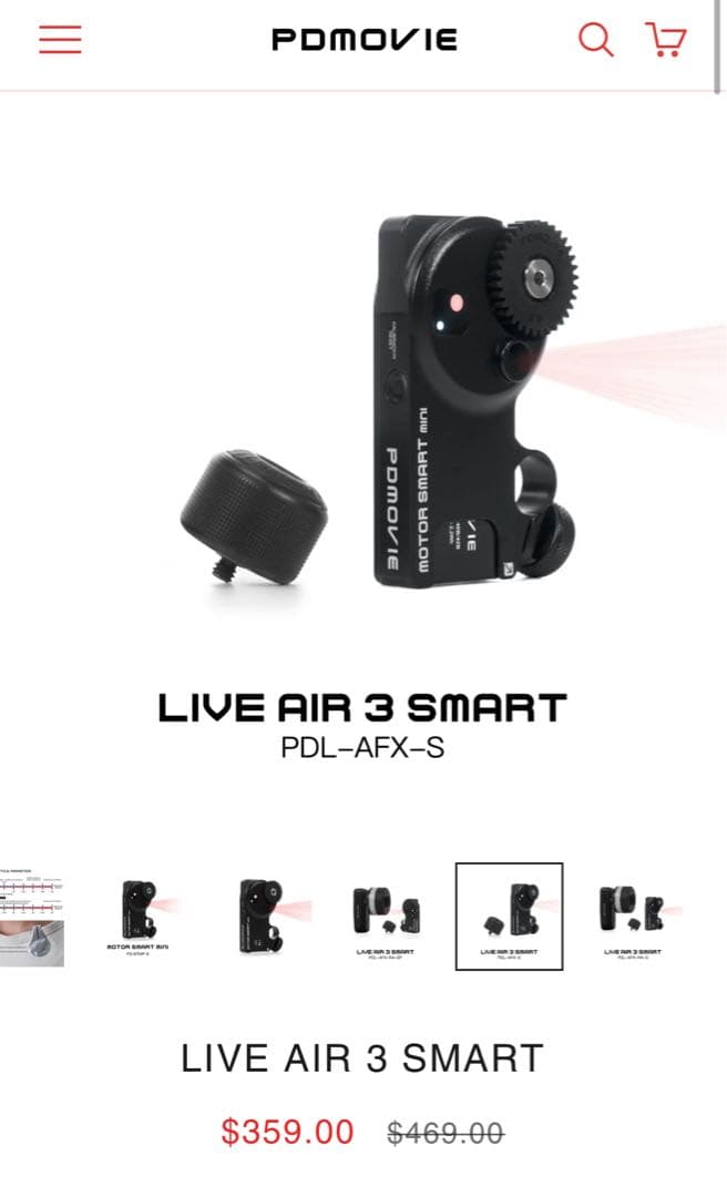 PDMOVIE LIVE AIR 3 SMART ワイヤレスフォローフォーカス