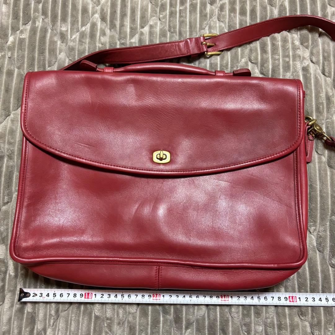 OLD COACH オールドコーチ 2wayビジネスバッグ レザー ゴールド金具