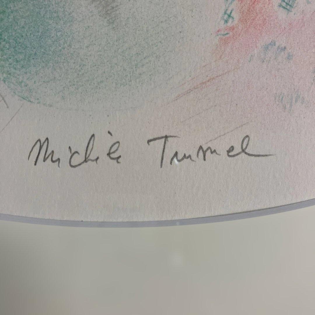 リトグラフ版画　ミシェル•トゥルメル「チューリップ」