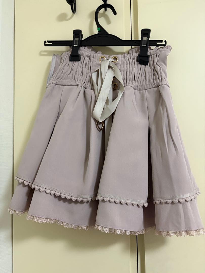 LIZLISA 2連リボンスカパン