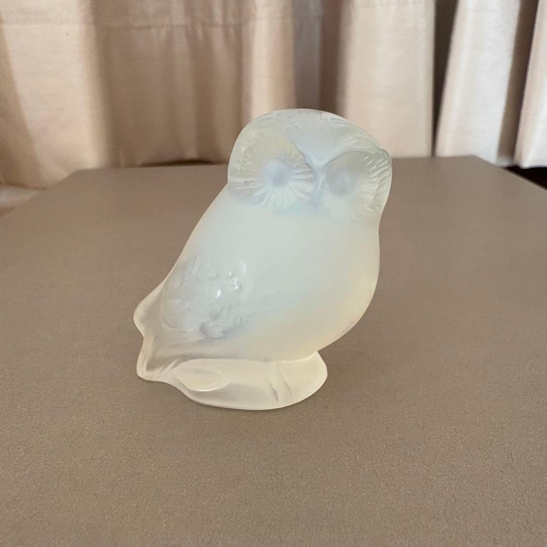 さるさやる　ラリック オパールセント フクロウ