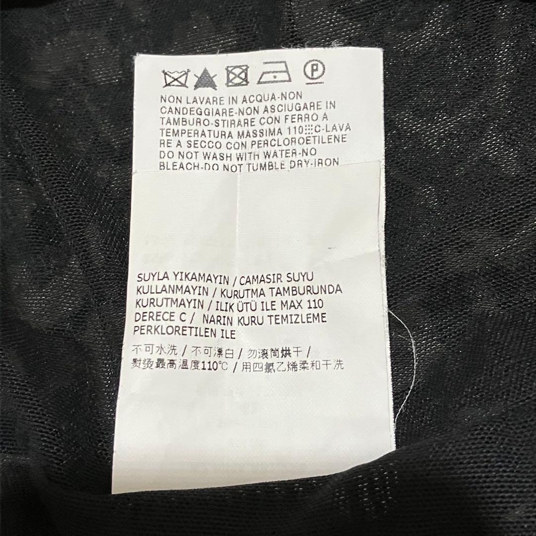 白タグ マックスマーラ カシュクール総柄ワンピース ４２ ウール