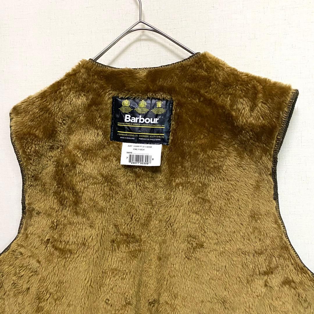 【Barbour】90年代 バブアー ボア ライナー ベスト 3ワラント