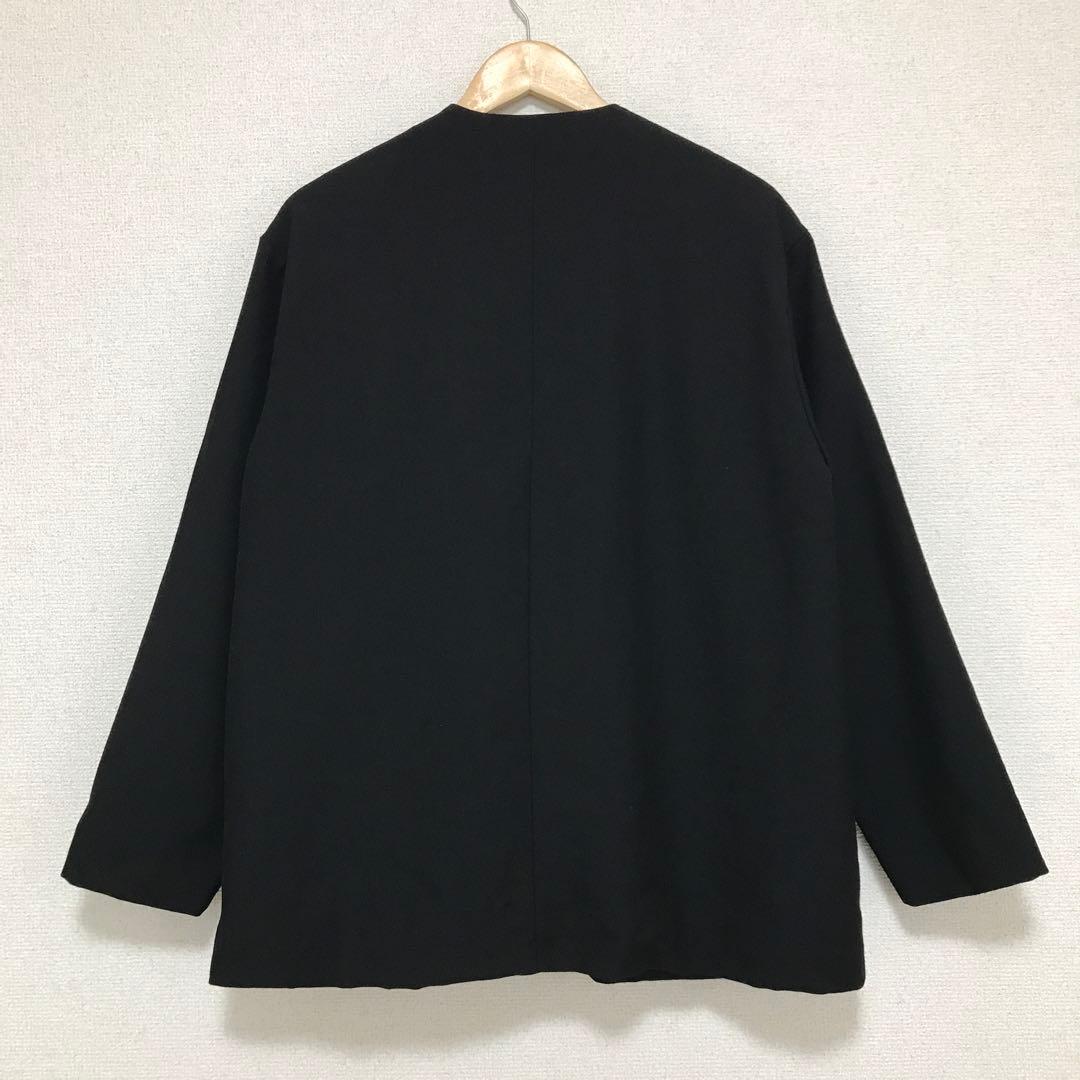 ちゃき　EDIFICE エディフィス　ウール　ノーカラージャケット