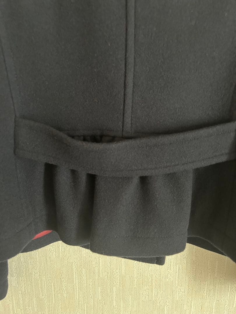 美品ジェーンマープル ラムメルトンショートコート