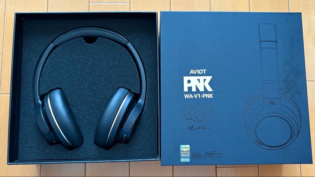 AVIOT WA-V1-PNK ワイヤレスヘッドホン