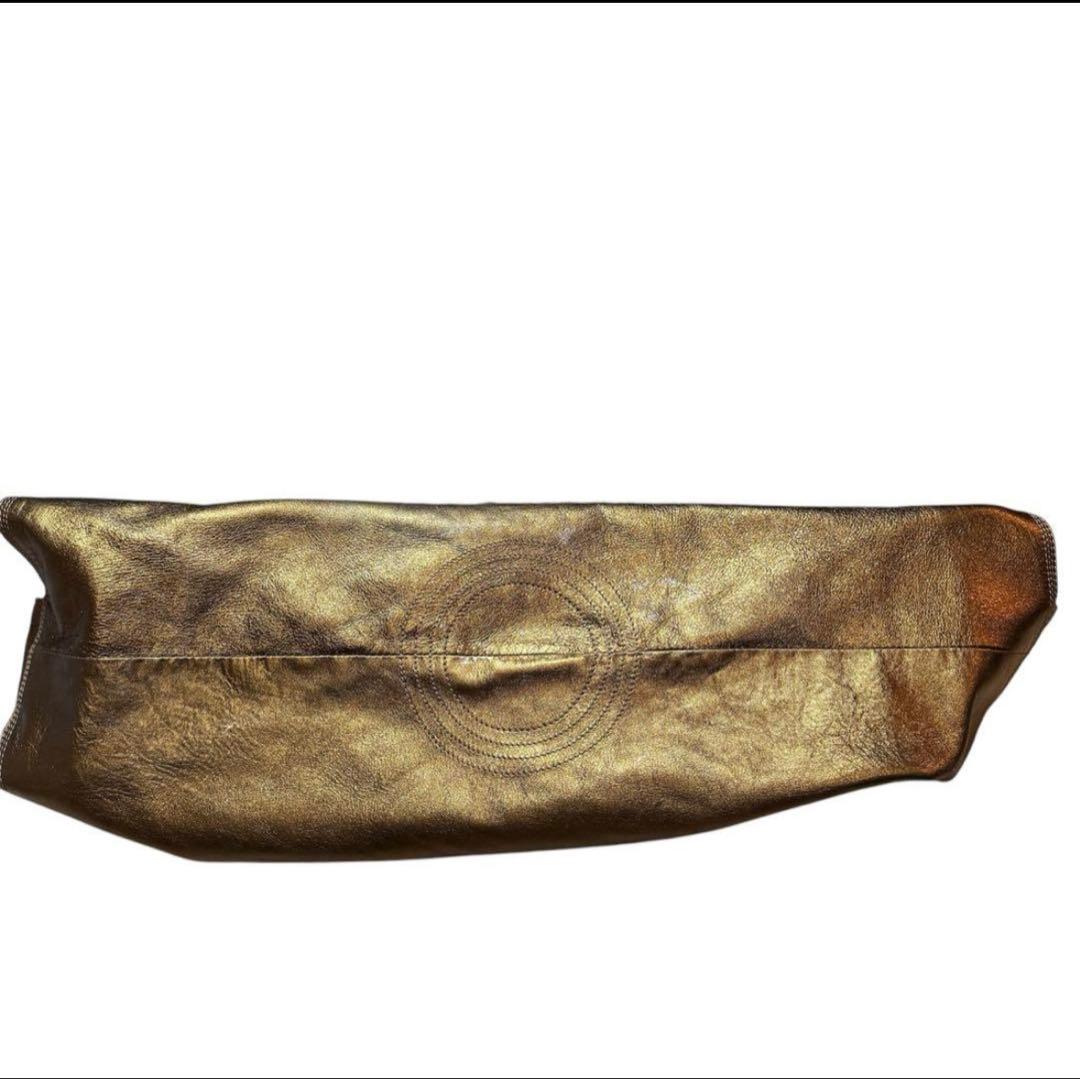 LOEWE アナグラム ナッパアイレ ラムレザー ハンドバッグ　ブロンズ