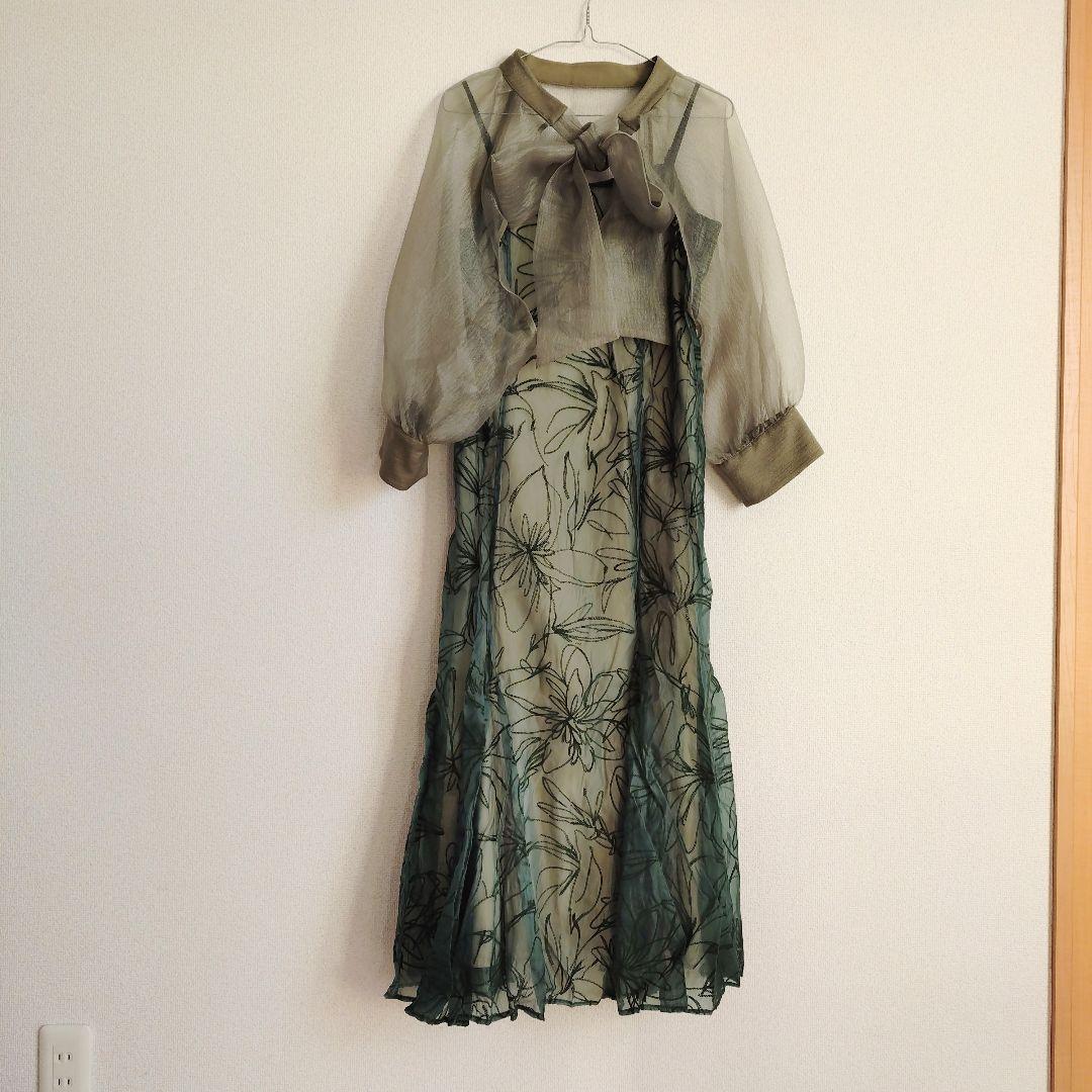 【Dorry Doll】美品♡ボウタイボレロセットドレス 結婚式 オケージョン