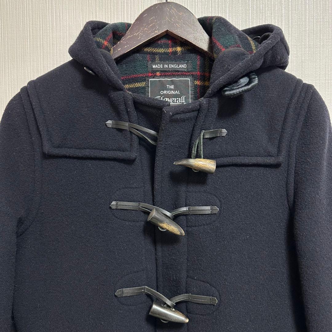 グローバーオール イングランド製フード付き高級英国 肉厚ウールダッフルコート