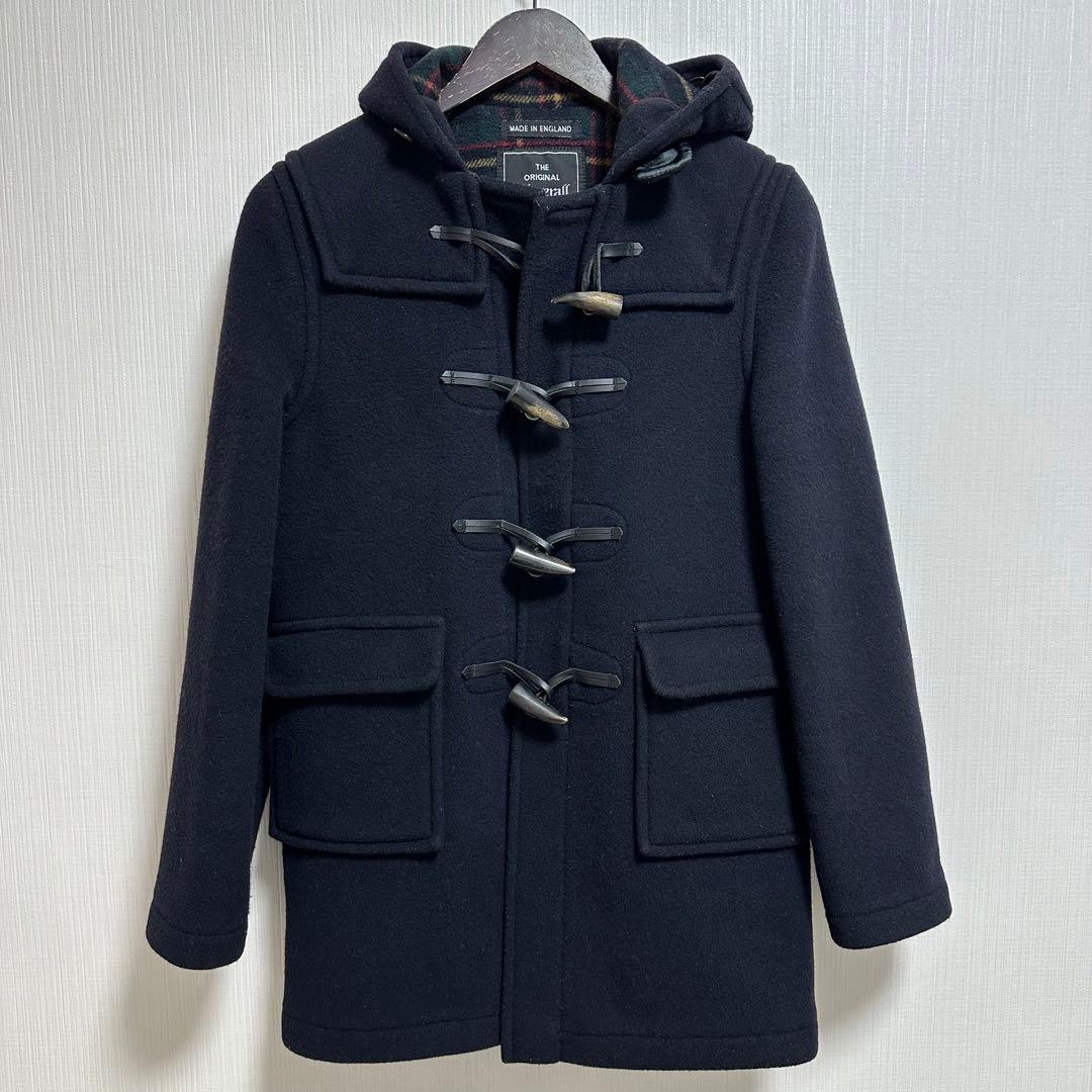 グローバーオール イングランド製フード付き高級英国 肉厚ウールダッフルコート