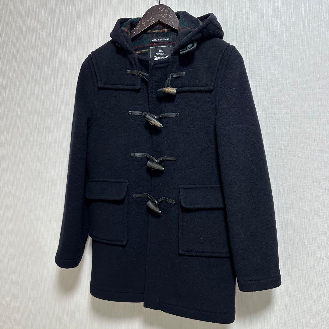 グローバーオール イングランド製フード付き高級英国 肉厚ウールダッフルコート