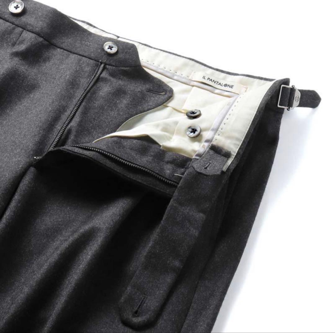 新品未使用タグ付 GTA サキソニー 2プリーツ HERRICK グレー