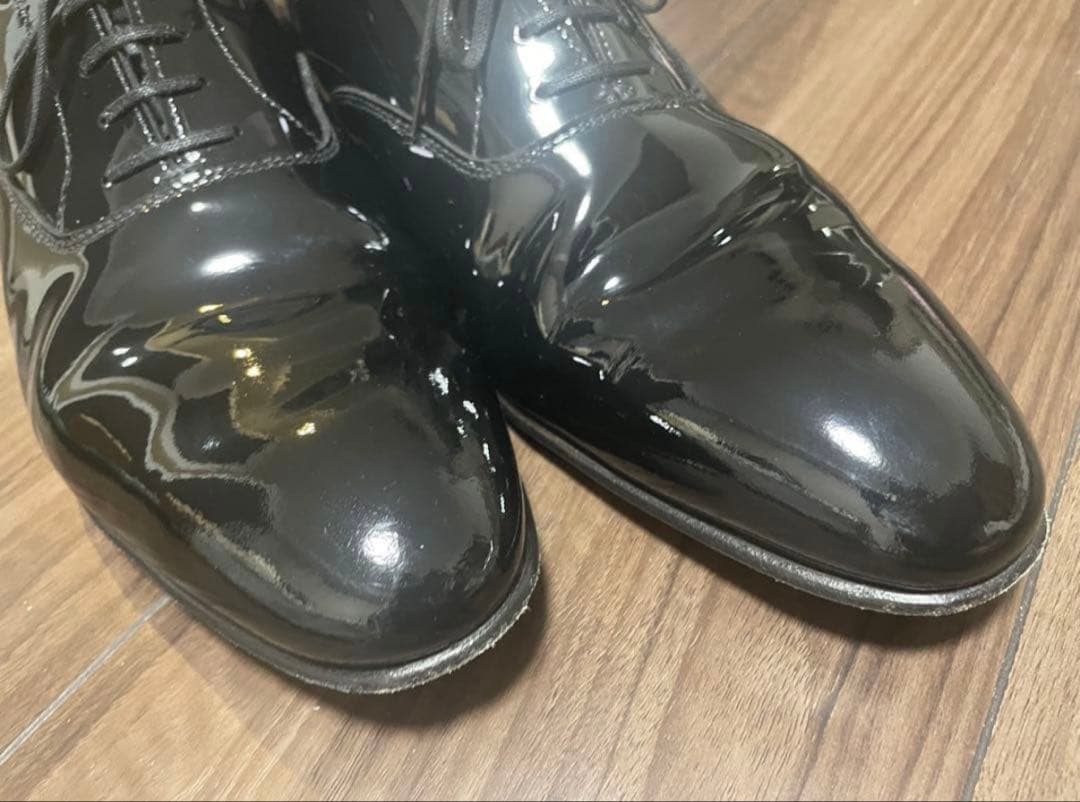 M*R様 結婚式　CROCKETT & JONES 革靴　エナメル26.5cm