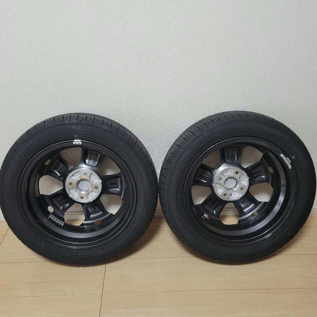 新車外し！スズキハスラー 15インチ 純正アルミホイール＆タイヤ 1台分（4本）