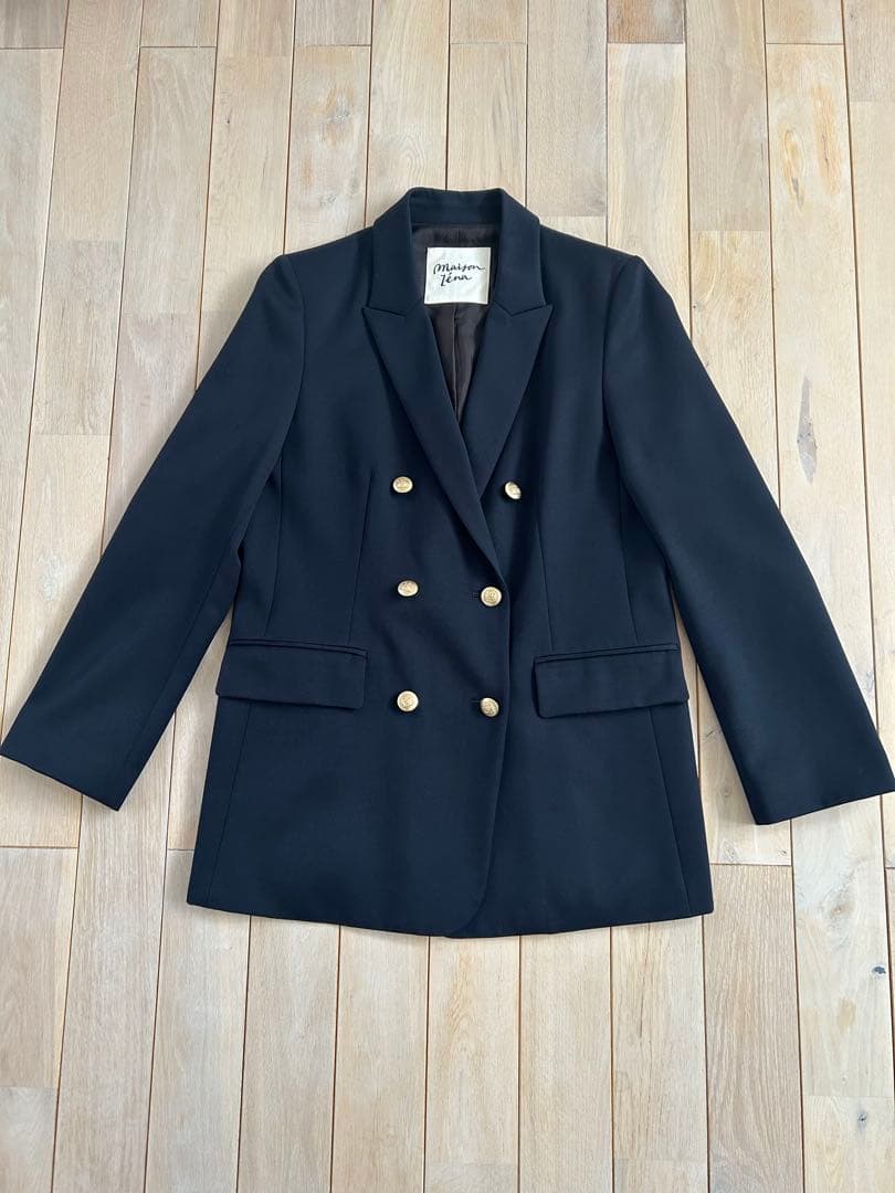 IENA maisonジャケット金ボタンネイビー38