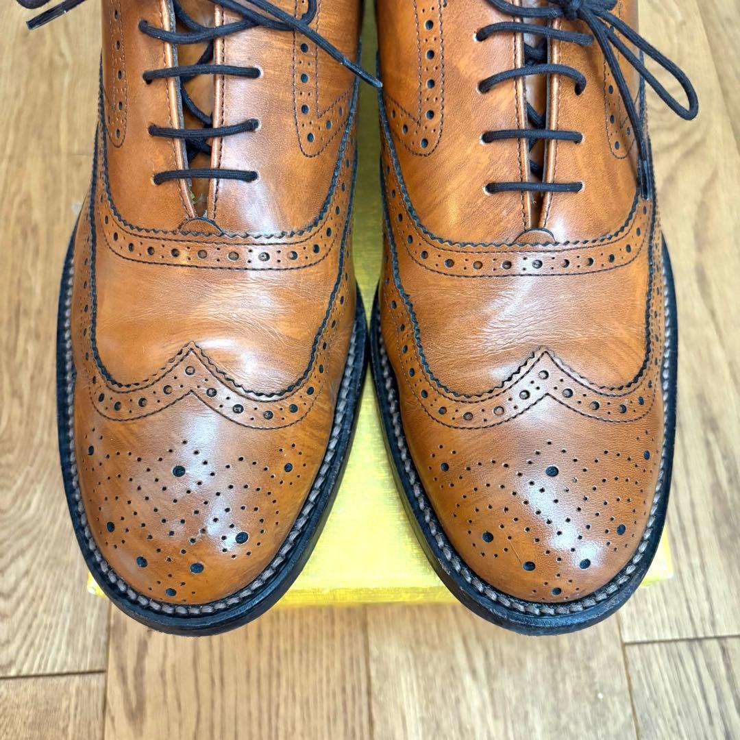 REGAL リーガルブラウンレザー ウィングチップ ビジネスシューズ