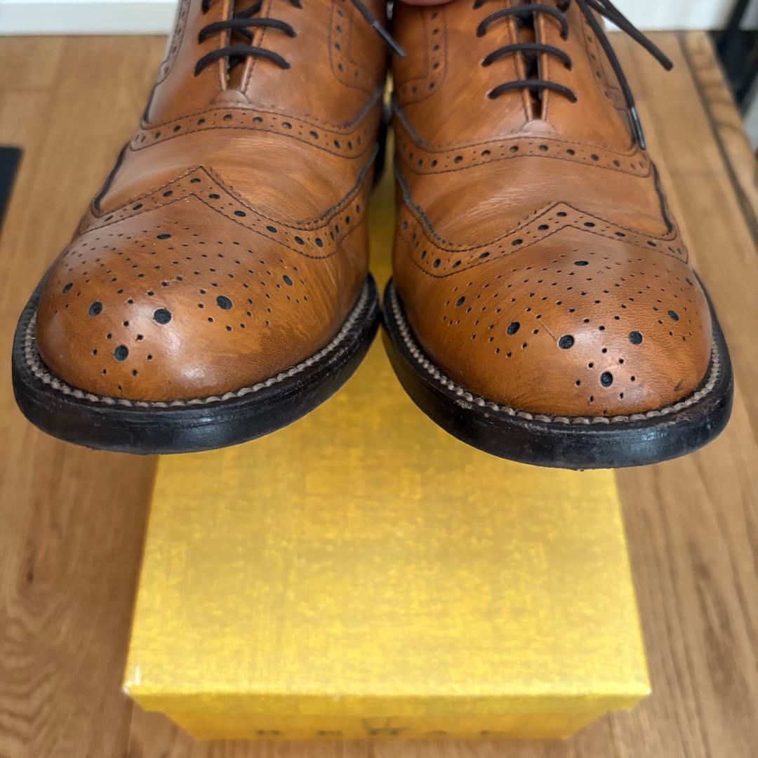 REGAL リーガルブラウンレザー ウィングチップ ビジネスシューズ