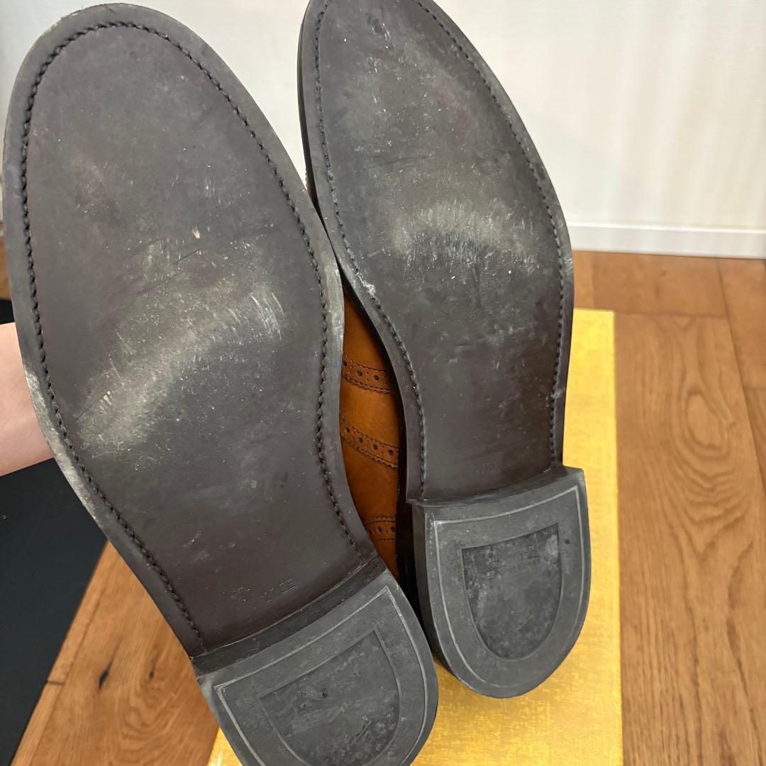 REGAL リーガルブラウンレザー ウィングチップ ビジネスシューズ