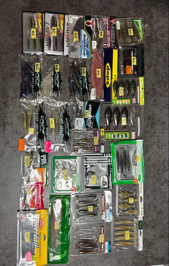 バス釣り　ルアー ワーム　セット