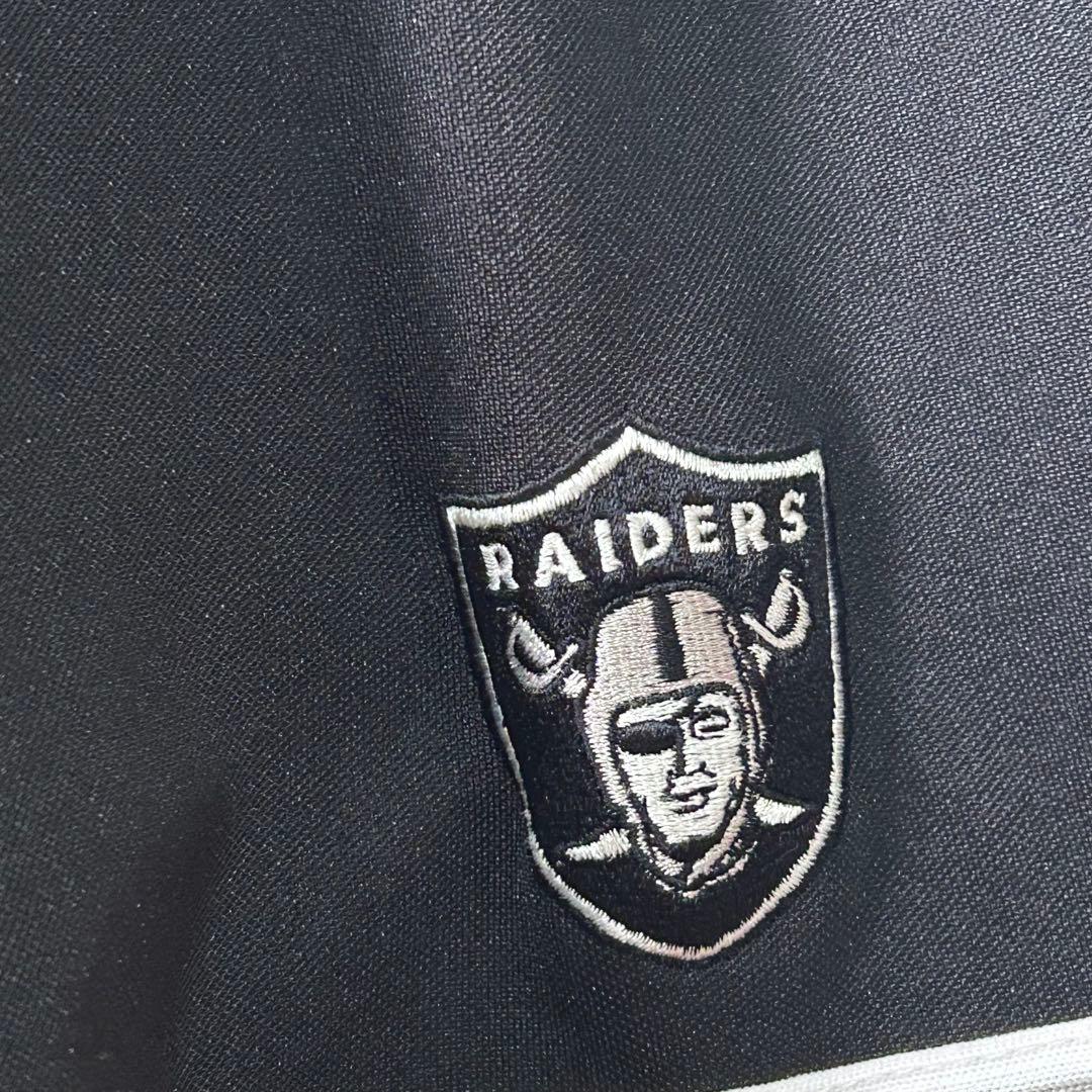 希少 NFL Raiders ベースボールシャツ 刺繍 ジャージ 黒