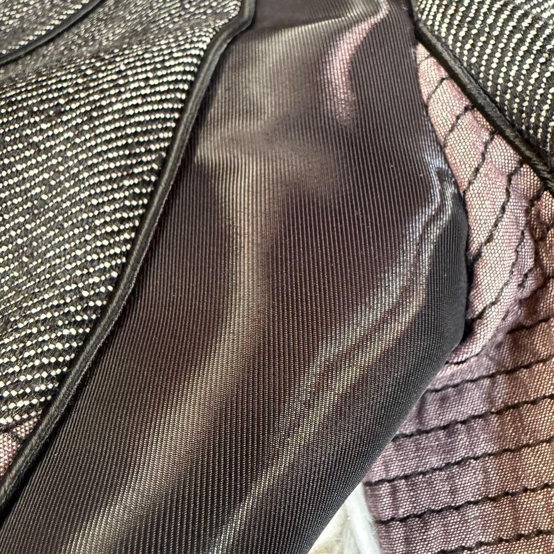 美品 LOUIS VUITTON モノグラム 異素材 切替 コルセットジャケット