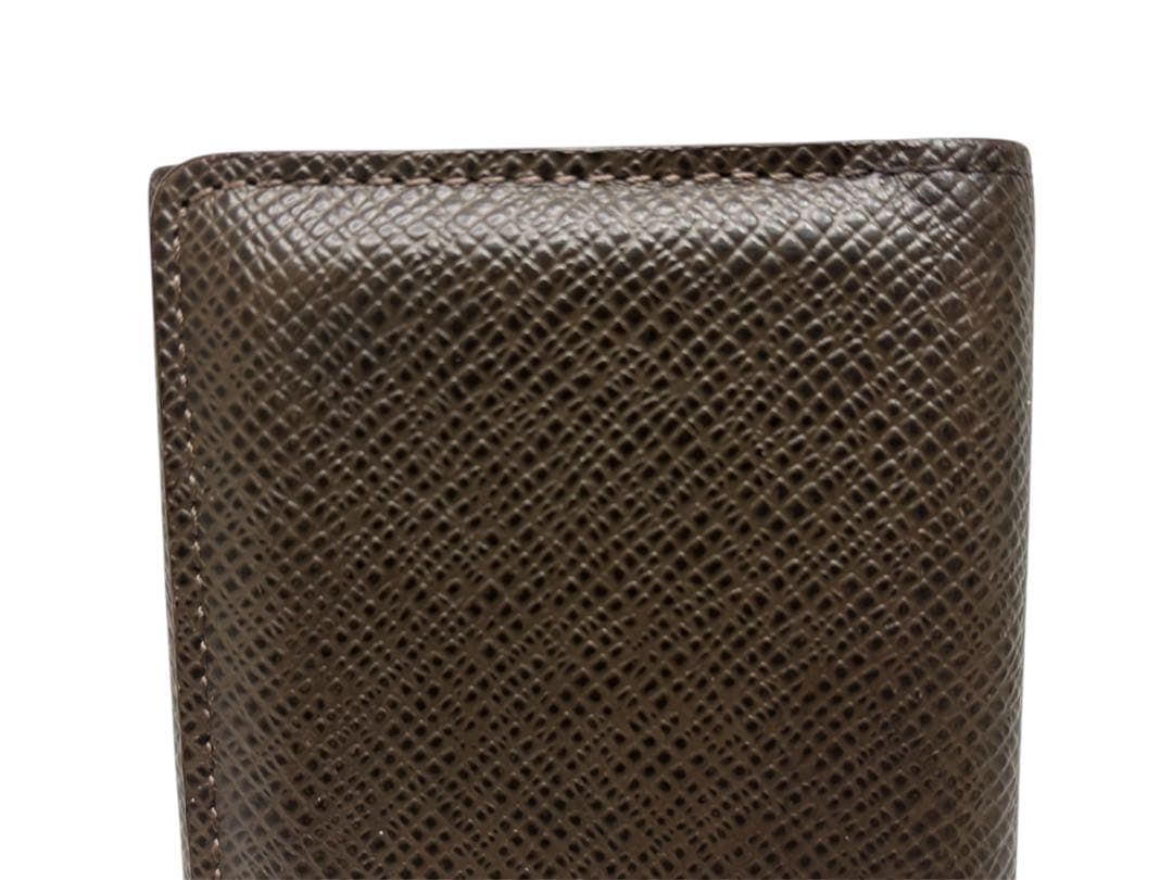 (美品)Louis Vuitton タイガ　ダークブラウン名刺入れ　カ