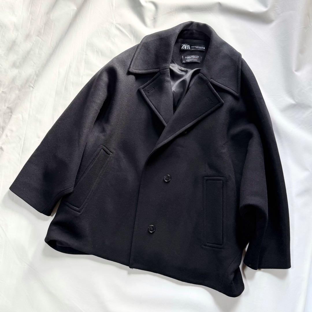 ZARA MANTECO ザラ　マンテコ　オーバーサイズコート　ブラック　黒