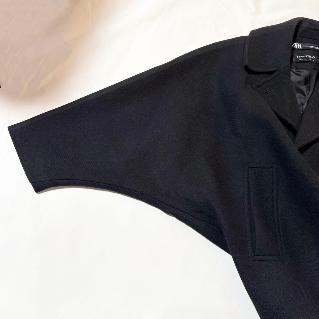 ZARA MANTECO ザラ　マンテコ　オーバーサイズコート　ブラック　黒