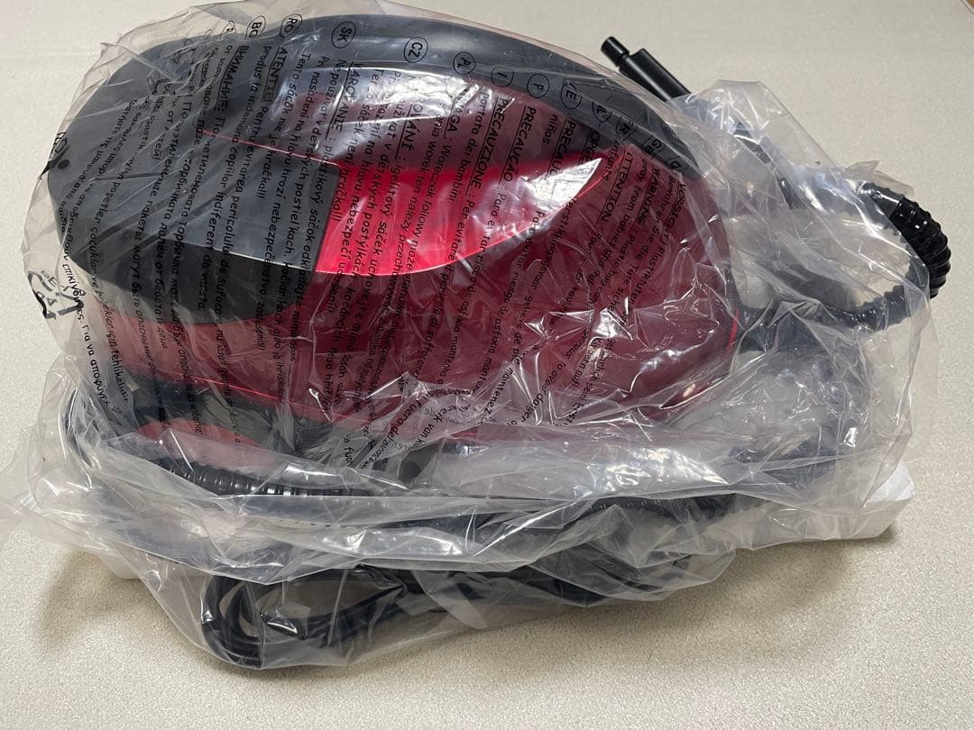 24時間以内発送　Moongiantgo スチームクリーナー 赤