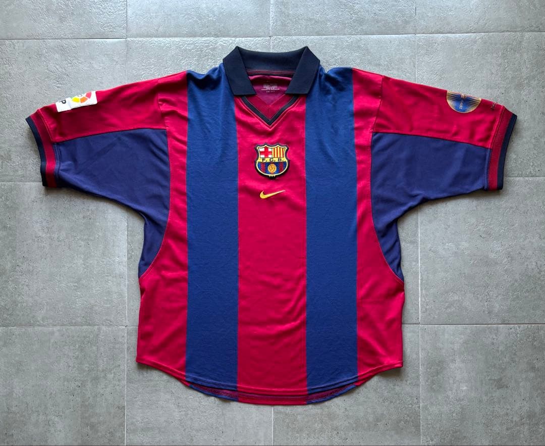 2000-2001 バルセロナ　ナイキ　ホームユニフォーム　正規品