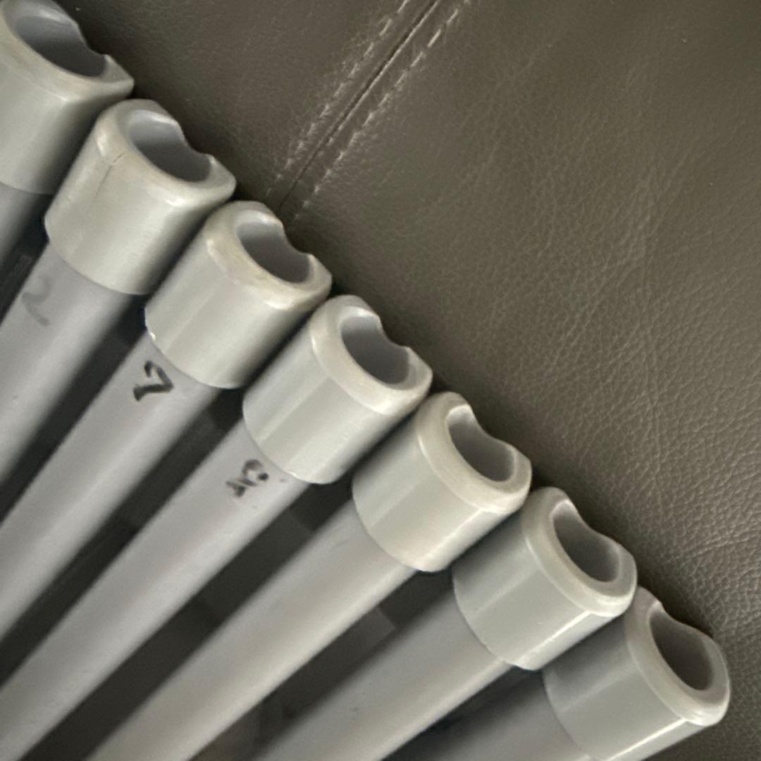 尺八　塩ビ管　ハンドメイド　12本まとめて