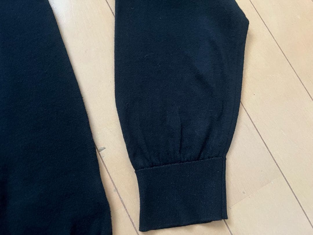 John Smedley クルーネック　ニット　シーアイランドコットン M 黒