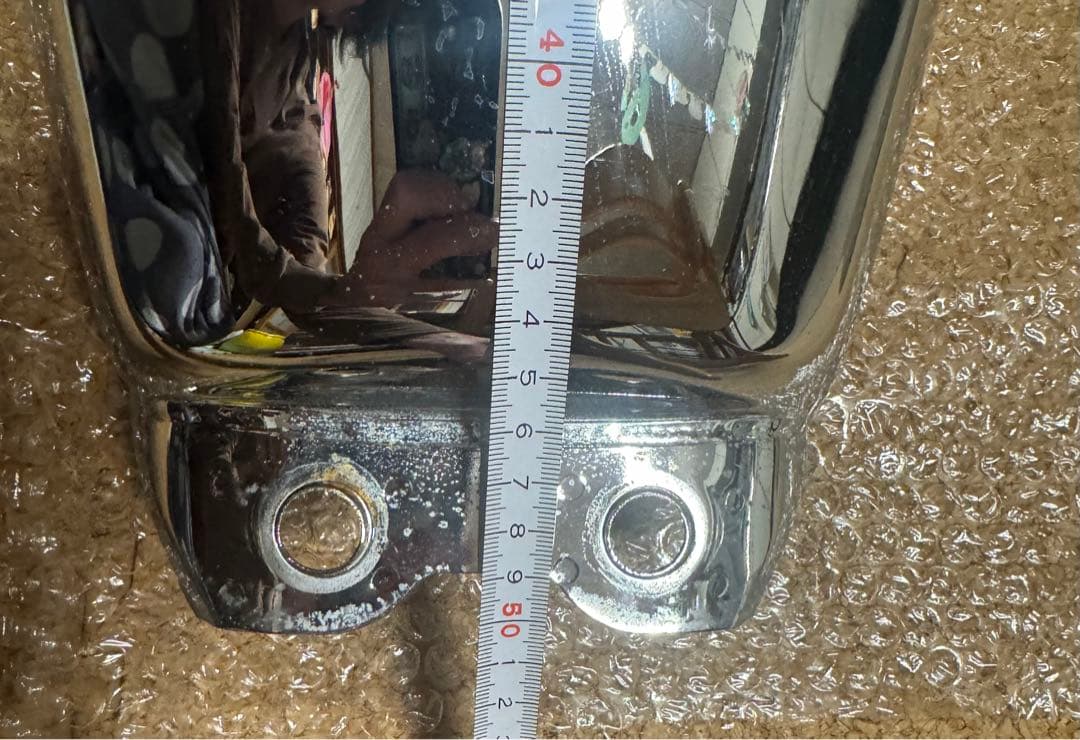 スズキ　バンバン200純正メッキタンク　美品