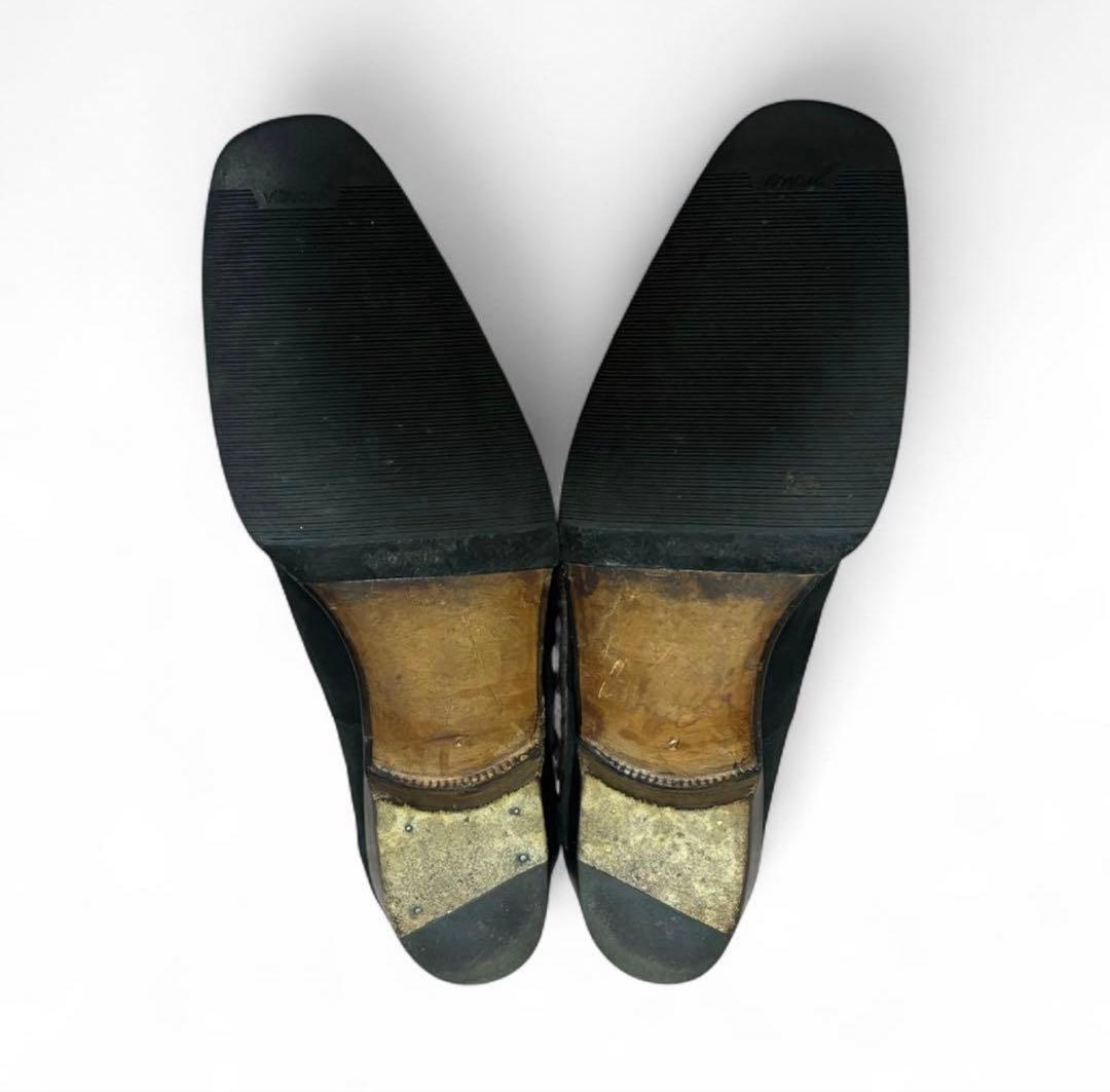 ENZO BONAFE ケーリーグラント ブラックスエード　エンツォボナフェ