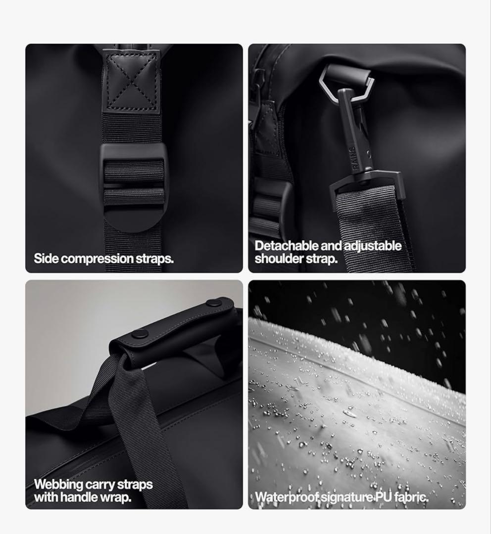 【新品未使用、タグ付き】RAINS Hilo Weekend Bag W3