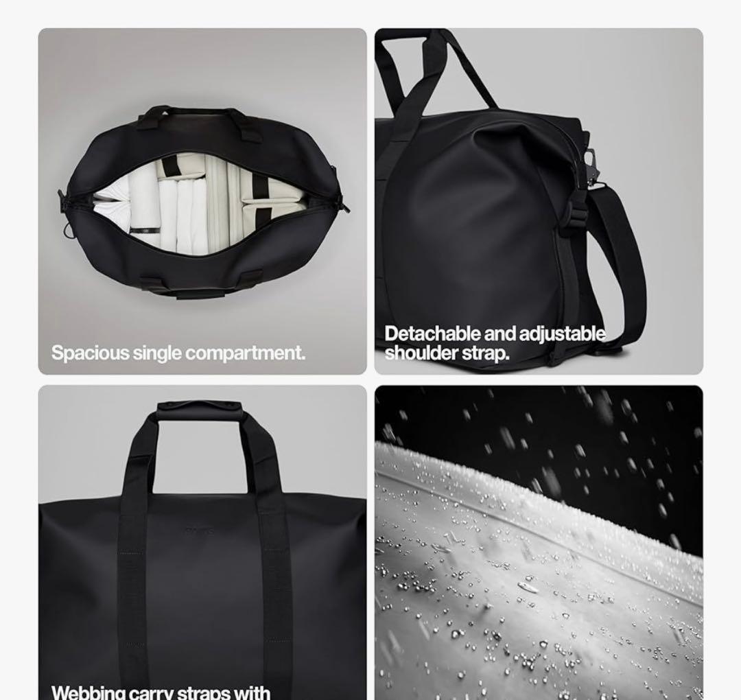 【新品未使用、タグ付き】RAINS Hilo Weekend Bag W3