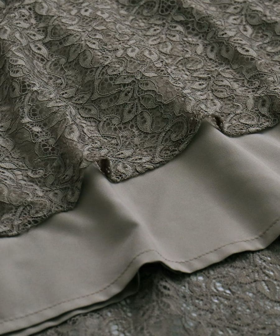 【お値下げ中】etoll バックリボンワンピース インナー付き