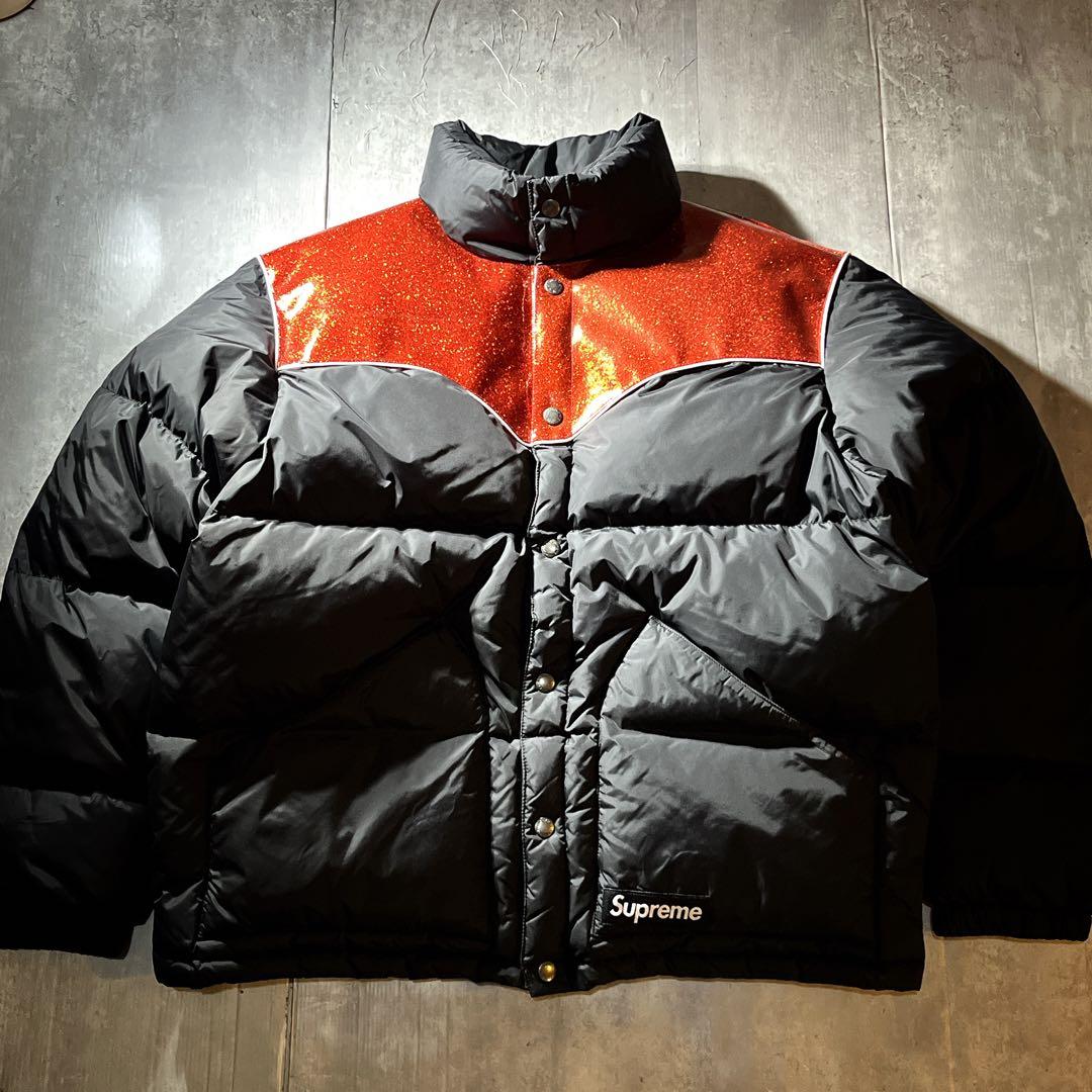 ジャケット・アウター Supreme Glitter Yoke Down Puffer Jacket