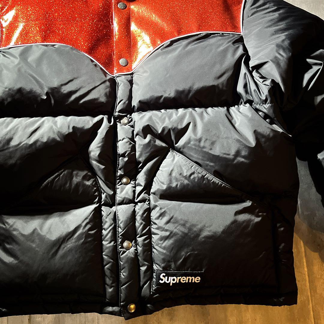 ジャケット・アウター Supreme Glitter Yoke Down Puffer Jacket