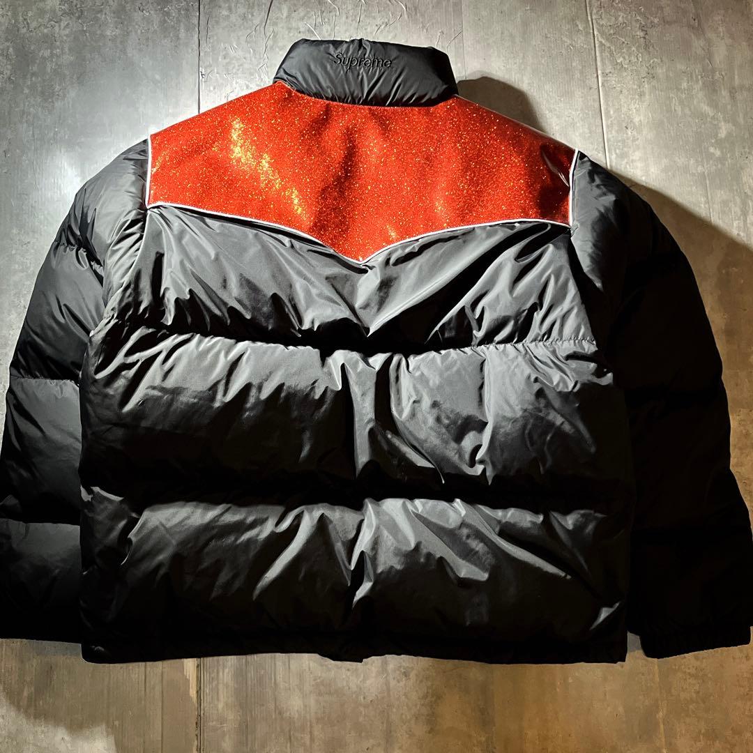 ジャケット・アウター Supreme Glitter Yoke Down Puffer Jacket
