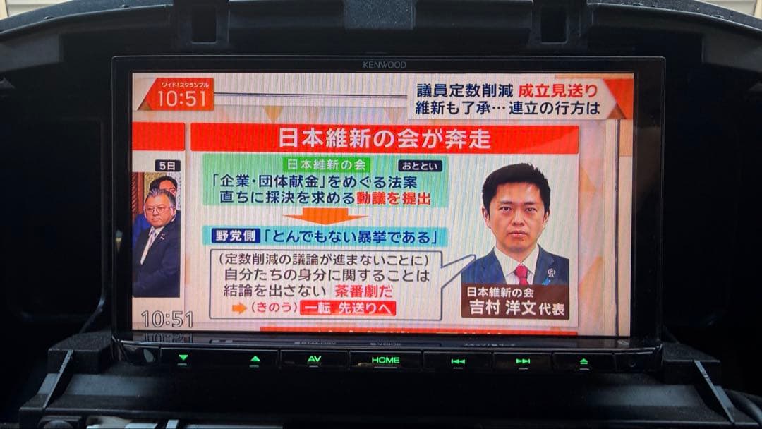 【動作良】KENWOOD DPV-7000 ディスプレイオーディオ　2018年製